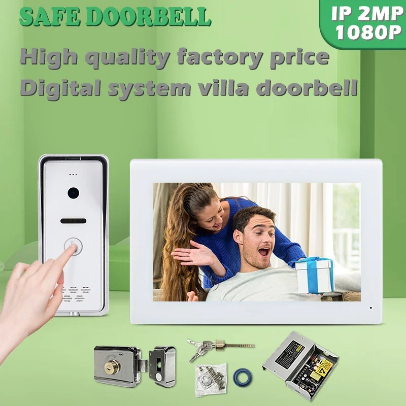 Hot Sale High Quality Video Doorbell System For One Apartment Intercom With 2Mp Camera For School Villa Intercom One Button
Hot Sale High Quality Video Doorbell System For One Apartment Intercom With 2Mp Camera For School Villa Intercom One Button