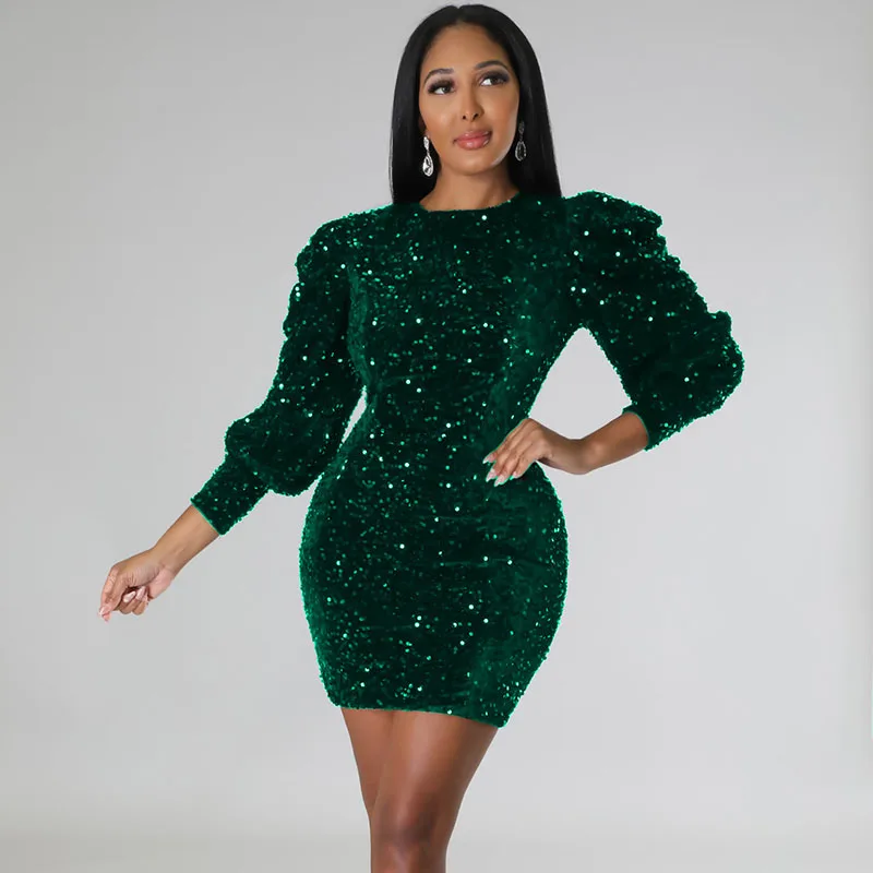 Autumn Winter Glitter Long Sleeve Sequin Dress for Women Party Night Christmas Birthday Dress Elegant Evening Sexy Club Dresses
Autumn Winter Glitter Long Sleeve Sequin Dress for Women Party Night Christmas Birthday Dress Elegant Evening Sexy Club Dresses