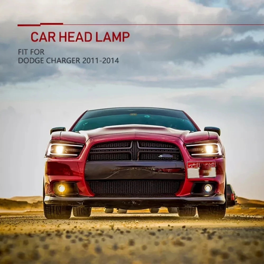 Car LED DRL Sequential Turn Signal Headlight Plug And Play For Dodge Charger 2011 2012 2013 2014 LED Headlights Assembly
Car LED DRL Sequential Turn Signal Headlight Plug And Play For Dodge Charger 2011 2012 2013 2014 LED Headlights Assembly