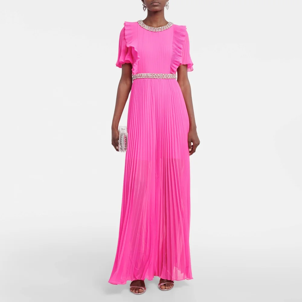 Mignon Chiffon A-line Square Collar Beading Ruffle Prom Gown Tea-length Formal Elegant Evening Party Dress for Women 2024
Mignon Chiffon A-line Square Collar Beading Ruffle Prom Gown Tea-length Formal Elegant Evening Party Dress for Women 2024