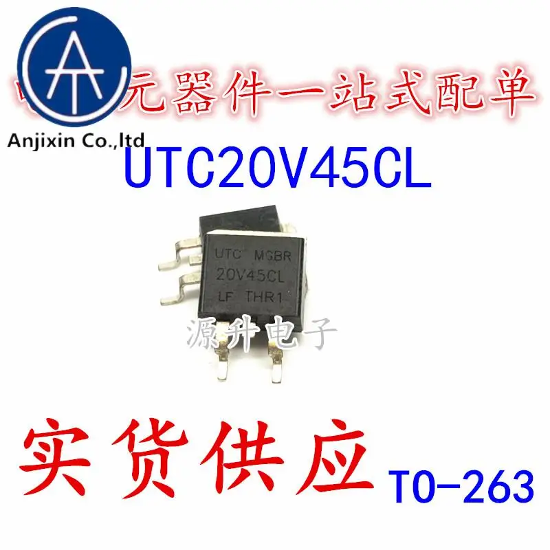 20 шт., 100% оригинальный новый патч-трубка UTC20V45CL 20V45CL с полевым эффектом MOS TO-263
20 шт., 100% оригинальный новый патч-трубка UTC20V45CL 20V45CL с полевым эффектом MOS TO-263