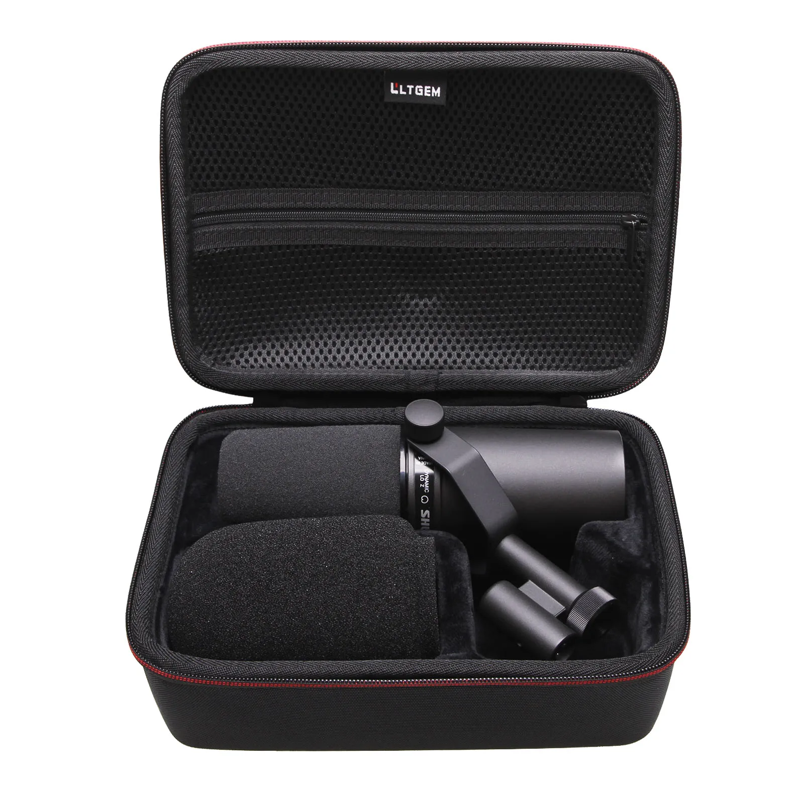

LTGEM EVA Hard Case for Shure SM7B/MV7/MV7X Vocal Dynamic Microphone Waterproof Protective Carrying Storage Bag(only case)