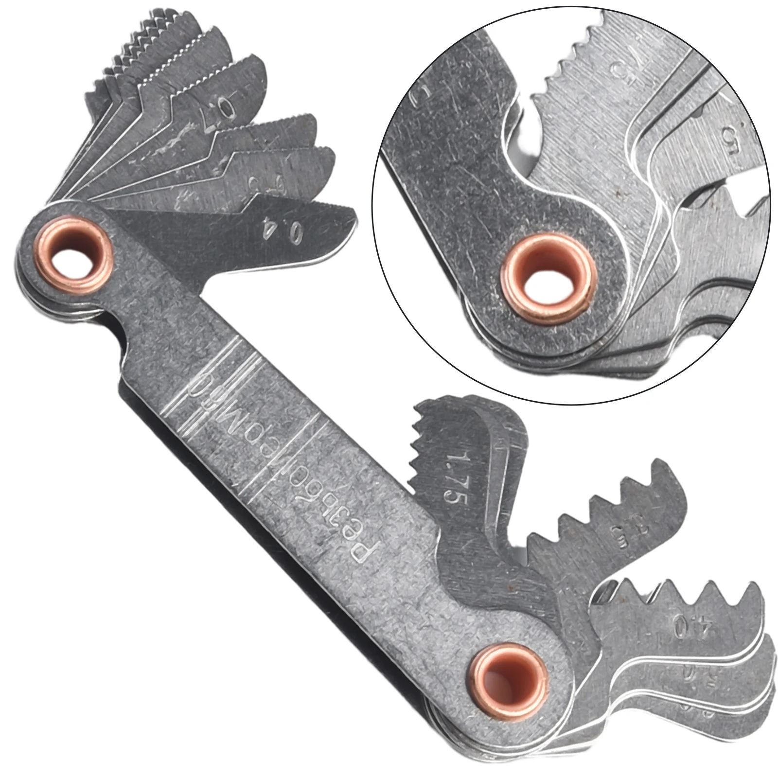 Carbon Steel Thread Pitch Gage, Metric And Inch Thread Measurement, Tempering Treatment, Rotary Switch, 1 Piece
Carbon Steel Thread Pitch Gage, Metric And Inch Thread Measurement, Tempering Treatment, Rotary Switch, 1 Piece