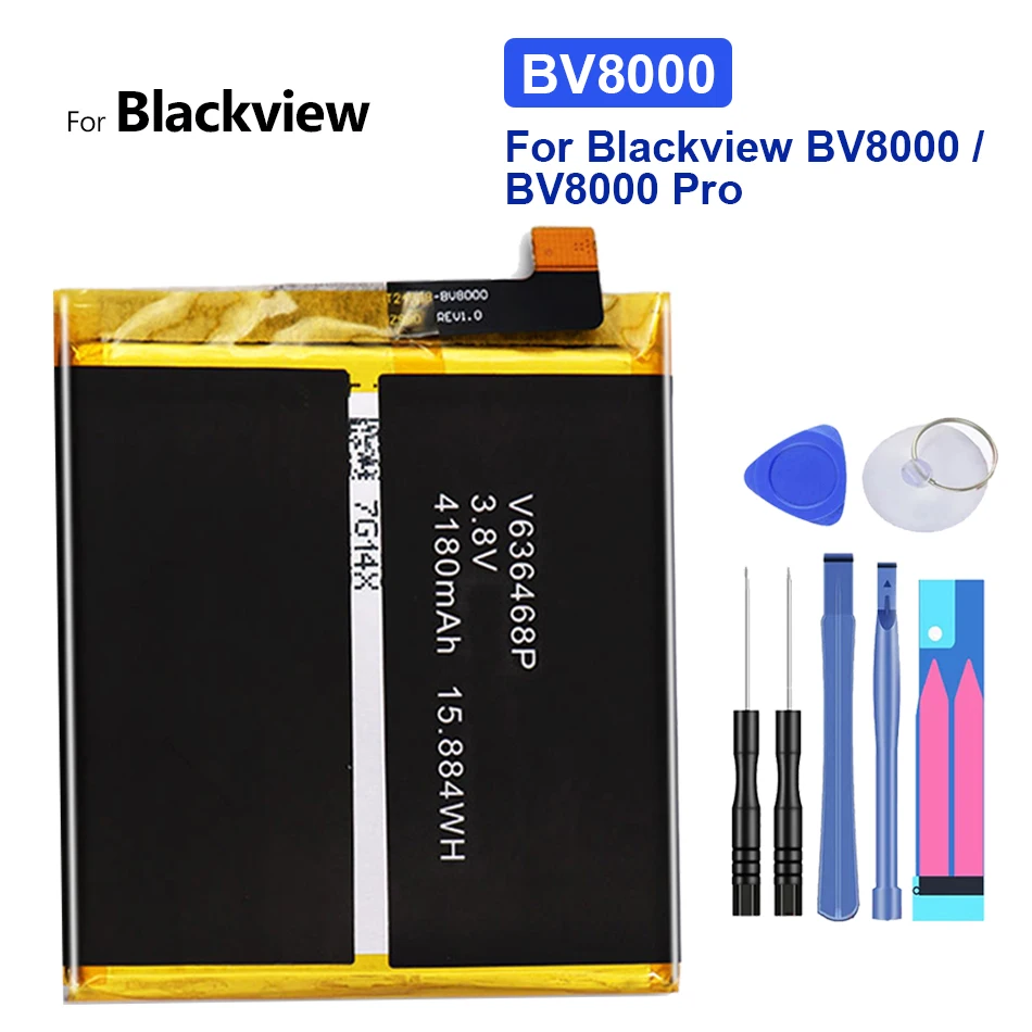 Сменный аккумулятор 4180 мАч для Blackview BV8000 BV 8000 / BV8000 Pro BV8000Pro мобильный телефон высококачественные батареи
Сменный аккумулятор 4180 мАч для Blackview BV8000 BV 8000 / BV8000 Pro BV8000Pro мобильный телефон высококачественные батареи