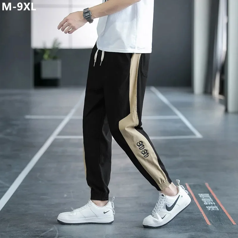 

Joggers Men Tracksuit 9XL 8XL Summer Stretched Sweatpants 7XL 6XL Plus Size Oversized Harem Loose Male Hip Hop Casual Sweat Pant