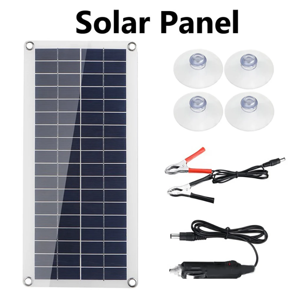 20W Solar Panel 12V Solar Cell 100A Controller Solar Panel For Phone RV Car Charger Outdoor Battery Supply Camping
20W Solar Panel 12V Solar Cell 100A Controller Solar Panel For Phone RV Car Charger Outdoor Battery Supply Camping