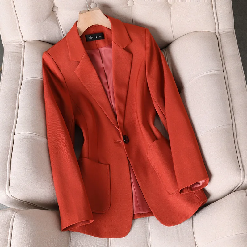 S-4XL Single Button Blazers for Women 2023 Fashion Vintage Long Sleeve Blazer Women Chic Office Ladies Lapel Slim Jacket
S-4XL Single Button Blazers for Women 2023 Fashion Vintage Long Sleeve Blazer Women Chic Office Ladies Lapel Slim Jacket