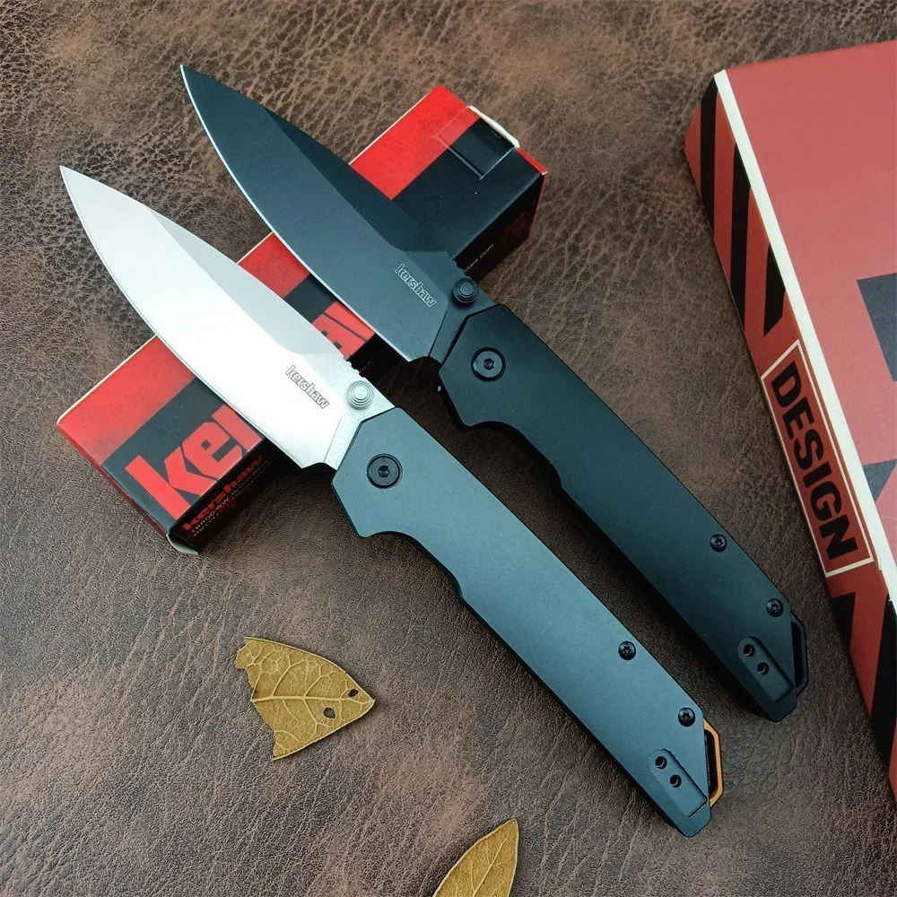

Kershaw 2038 Tactical Folding Knife D2 Steel Self Defense EDC Survival Aluminum Alloy Handle Flipper Knife Outdoor Multitools