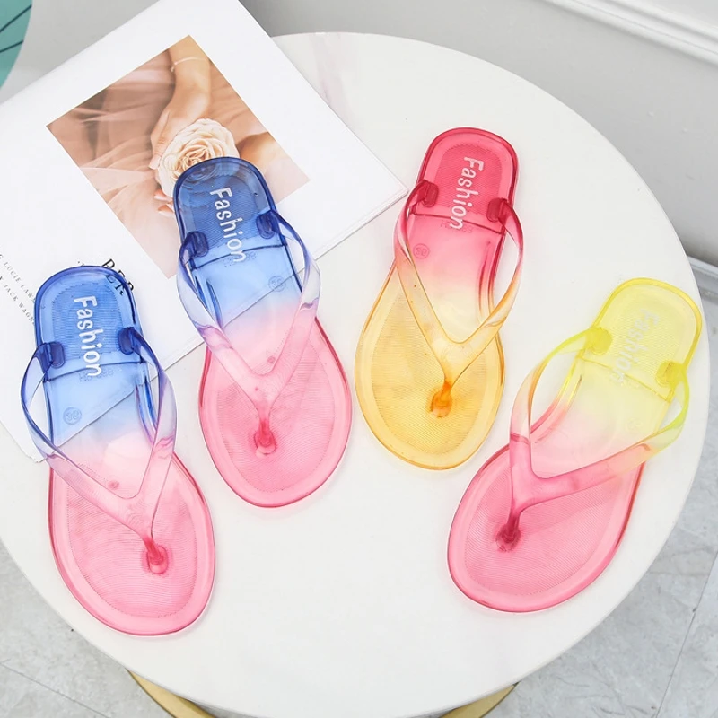 Women Flip Flops Beach Slippers PVC Transparent Clear Crystal Casual Sandals Summer Bathing Indoor Outdoor Flat Slide Jelly Shoe
Women Flip Flops Beach Slippers PVC Transparent Clear Crystal Casual Sandals Summer Bathing Indoor Outdoor Flat Slide Jelly Shoe
