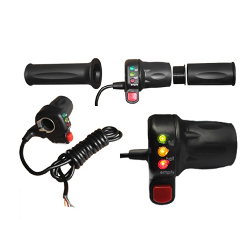 New 24/36/48V Electric Bike Throttle Turn Modified Speed Control Electric Bicycle Cycling Parts Handle Bar Throttle Selflocking
New 24/36/48V Electric Bike Throttle Turn Modified Speed Control Electric Bicycle Cycling Parts Handle Bar Throttle Selflocking