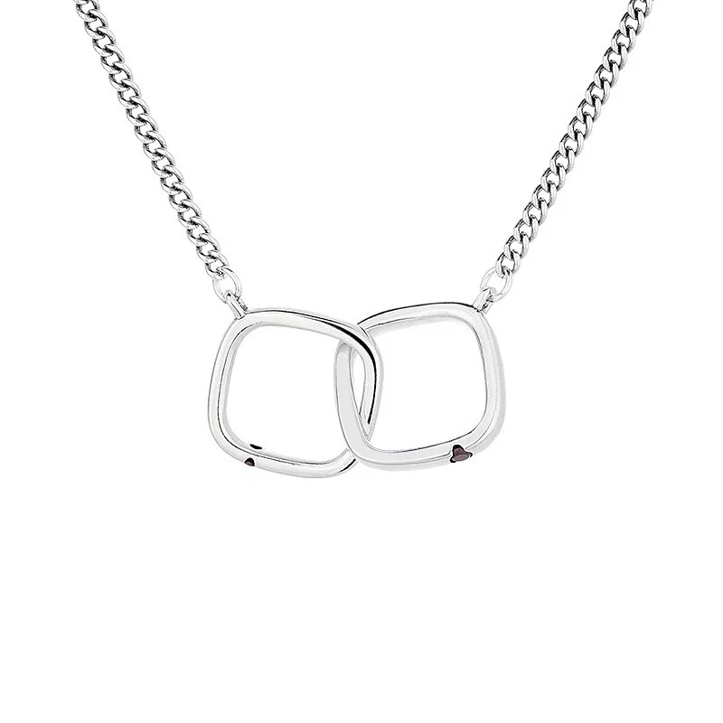 455LM ZFSILVER Fashion Silver 925 Retro Zircon Irregular Link Square Necklace For Girl Women Charm Jewelry Accessories Match-all
455LM ZFSILVER Fashion Silver 925 Retro Zircon Irregular Link Square Necklace For Girl Women Charm Jewelry Accessories Match-all