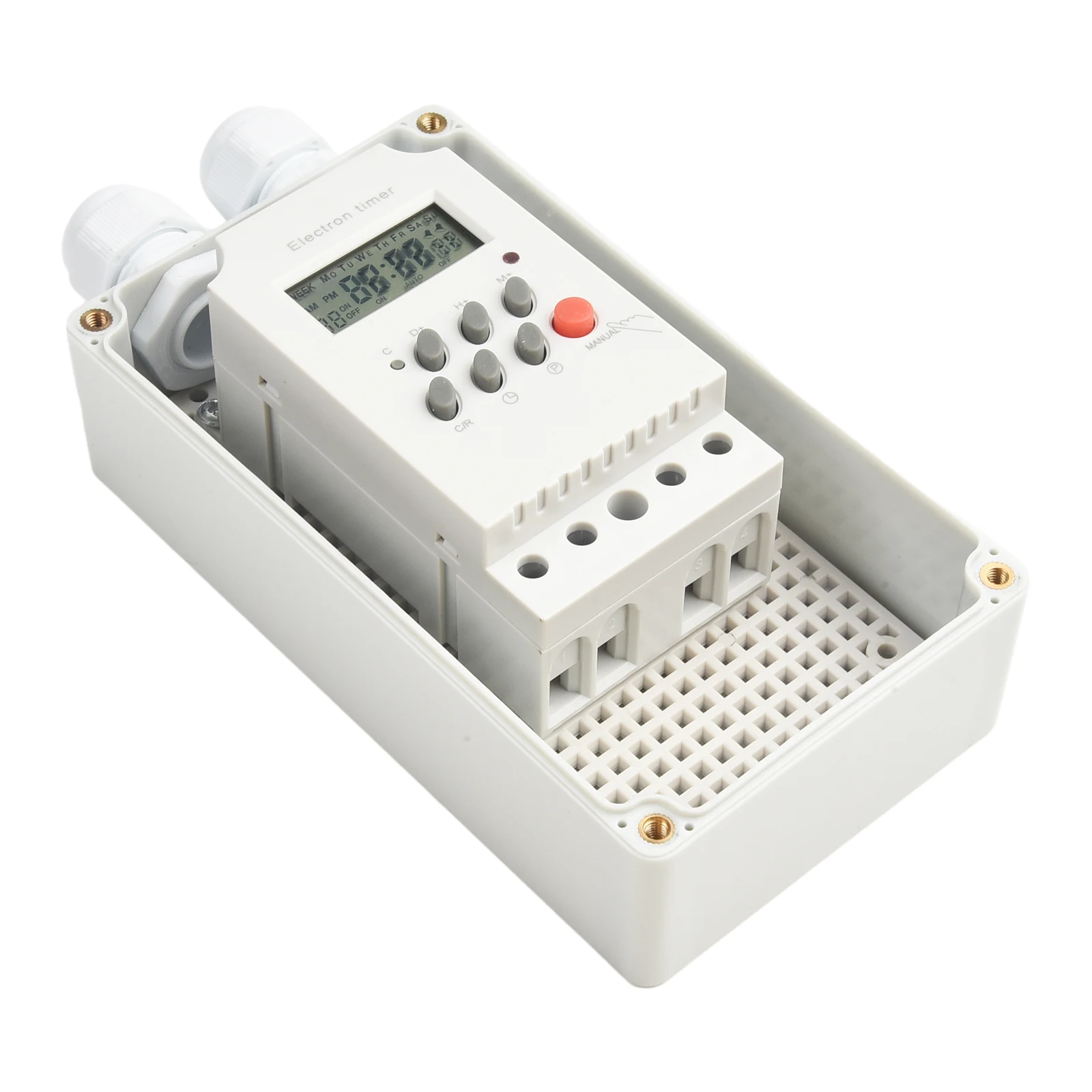 Industrial Grade Timer Switch 230VAC 30A 99 Cycles per Day Suitable for Controlling Heating Systems Neon Lights
Industrial Grade Timer Switch 230VAC 30A 99 Cycles per Day Suitable for Controlling Heating Systems Neon Lights