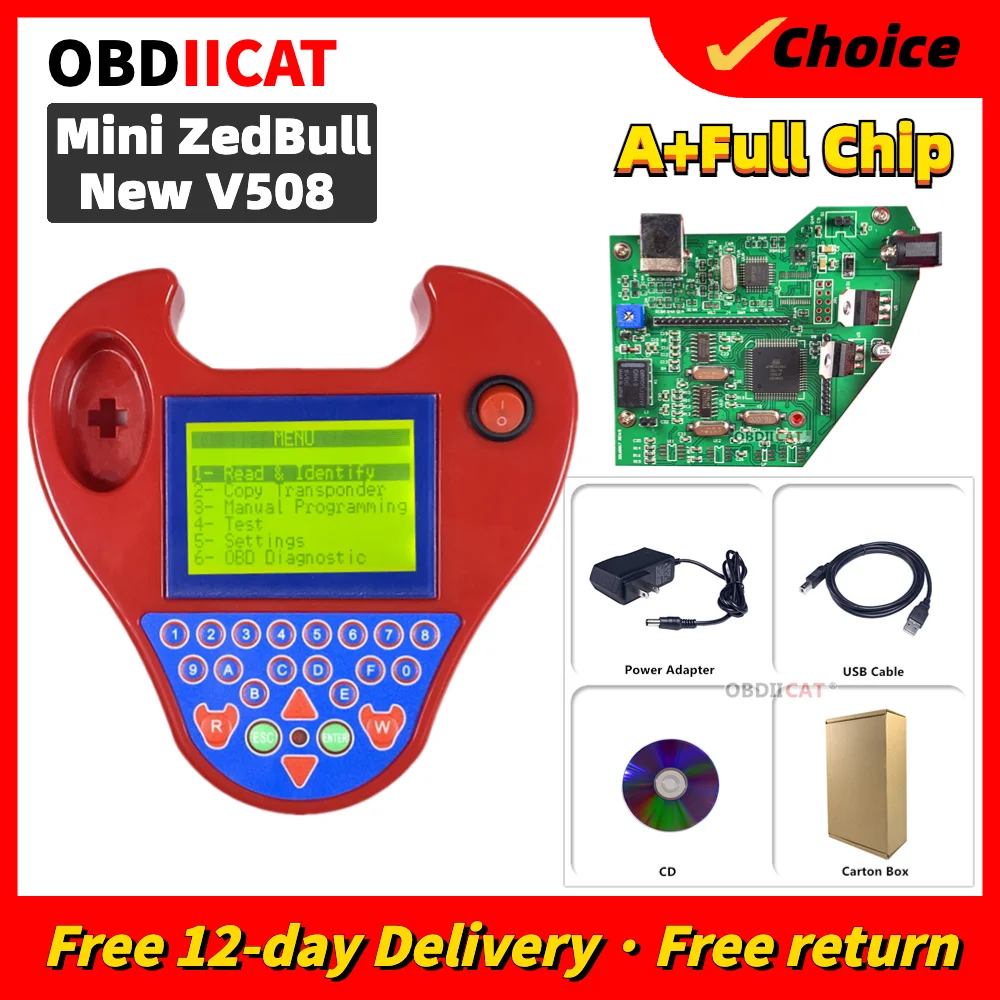 Super Mini Zedbull Smart Zed-Bull Key V508 V5.02 Transponder Programmer MINI ZED BULL 2 Colors Key Programmer
Super Mini Zedbull Smart Zed-Bull Key V508 V5.02 Transponder Programmer MINI ZED BULL 2 Colors Key Programmer