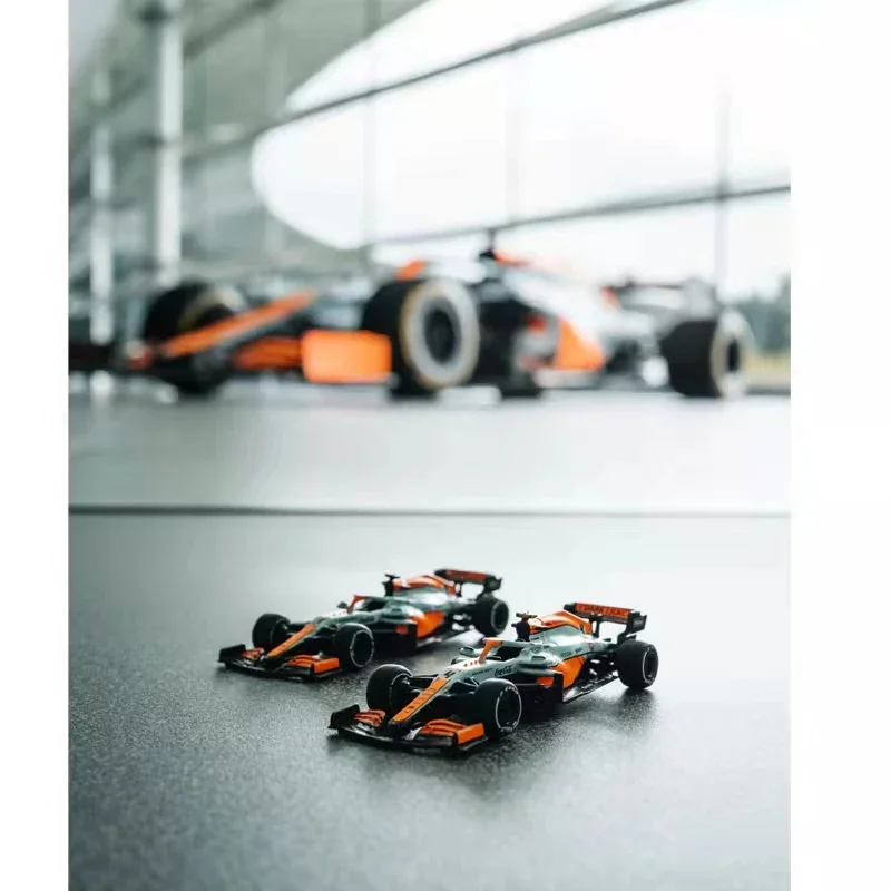 

McLaren Car Model Gulf Painting MCL35M F1 Monaco Edition NO.3 and NO.4 Replica Car Model Limited Edition 2pcs Set Diecast 1/64