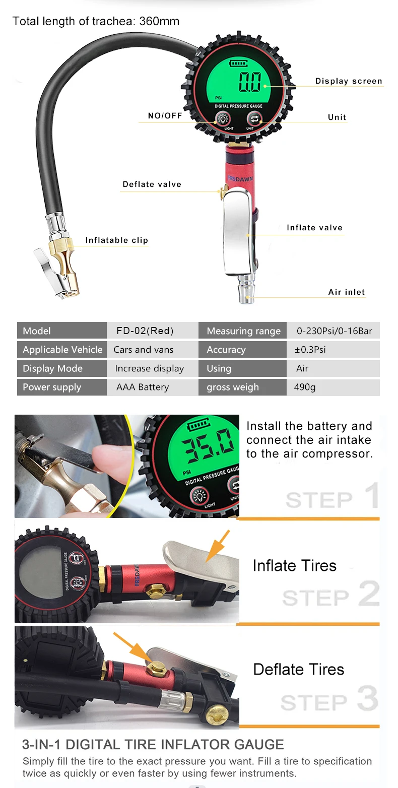 Car Tire Pressure Gauge Air Inflator US/EU Vehicle Tester Monitoring Manometer Motorcycle Bike LCD Digital Test Inflation 8 Mallzona S690ad15d8da74c1292a705825e9a04a2C Car Tire Pressure Gauge Air Inflator US/EU Vehicle Tester Monitoring Manometer Motorcycle Bike LCD Digital Test Inflation Mallzona