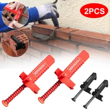 2Pcs Brick Liner Durable Anti-Skid Brick Line Runner Line Clip Wire Drawer Bricklaying Tools For Building Construction Black/Red
2Pcs Brick Liner Durable Anti-Skid Brick Line Runner Line Clip Wire Drawer Bricklaying Tools For Building Construction Black/Red