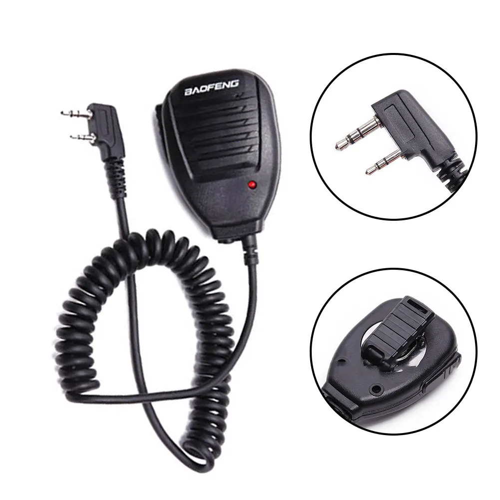 2 Pin Handheld Speaker Mic Microphone For Baofeng UV-5R BF-888S Radio Walkie-Talkie Back With Strong Clip Tactical Headsets
2 Pin Handheld Speaker Mic Microphone For Baofeng UV-5R BF-888S Radio Walkie-Talkie Back With Strong Clip Tactical Headsets