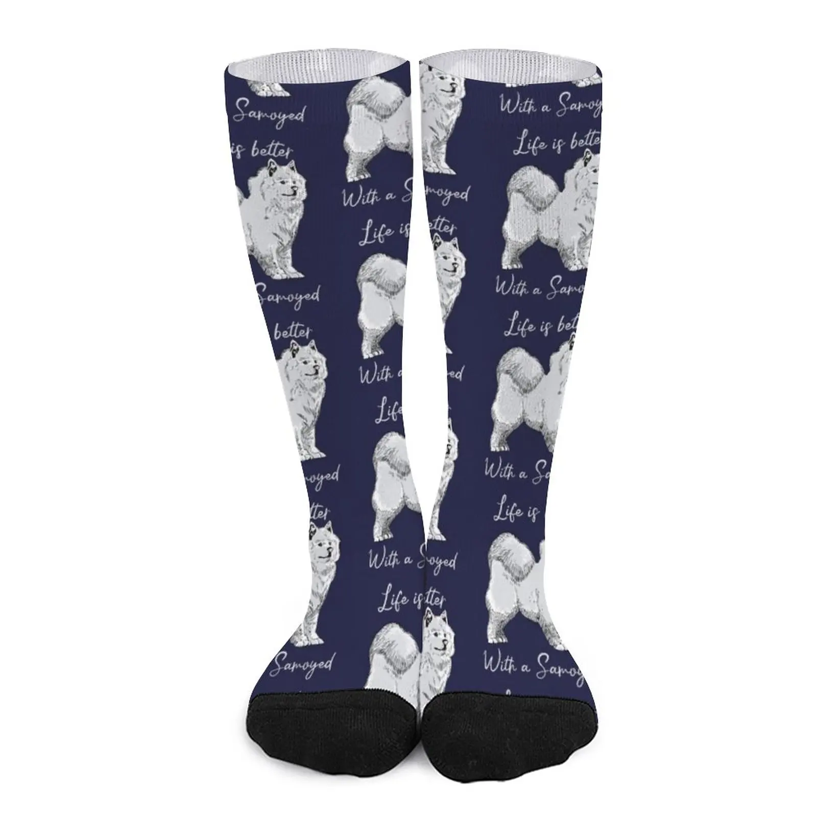 

Samoyed gifts for women, men and kids Socks compression stockings for Women Socks set Crossfit socks