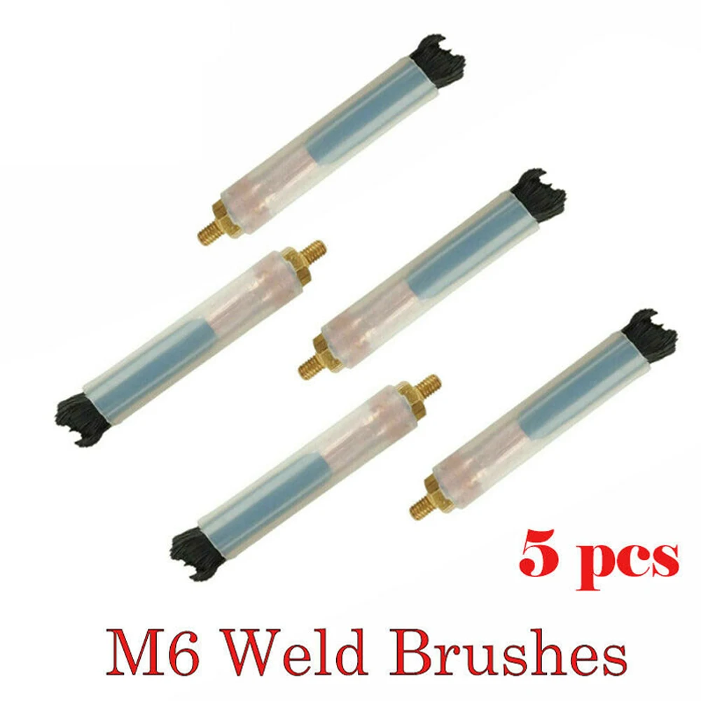 5 PCS M6 Weld Brushes For Weld Seam Bead Joint Cleaning Polishing Machine Cleaner Carbon Fiber Conductive Material Copper
5 PCS M6 Weld Brushes For Weld Seam Bead Joint Cleaning Polishing Machine Cleaner Carbon Fiber Conductive Material Copper