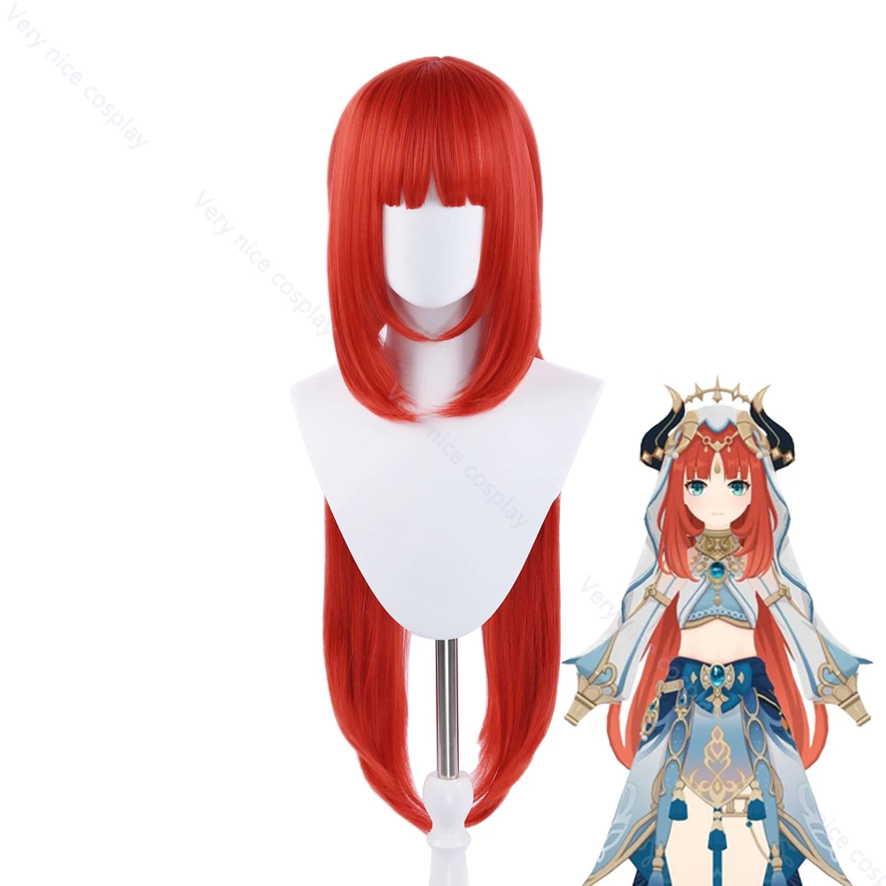 Game Genshin Impact Nilou Cosplay Wig Nilou 80cm Long Red Synthetic Hair Halloween Role Play Wig + Free Wig Cap
Game Genshin Impact Nilou Cosplay Wig Nilou 80cm Long Red Synthetic Hair Halloween Role Play Wig + Free Wig Cap