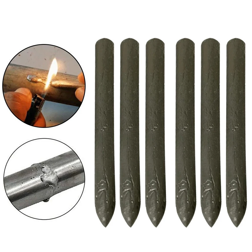 

Premium Aluminum Flux Core Welding Rods For Low Temperature Soldering Repair Auto Repair Welding Tools 3/6Pcs