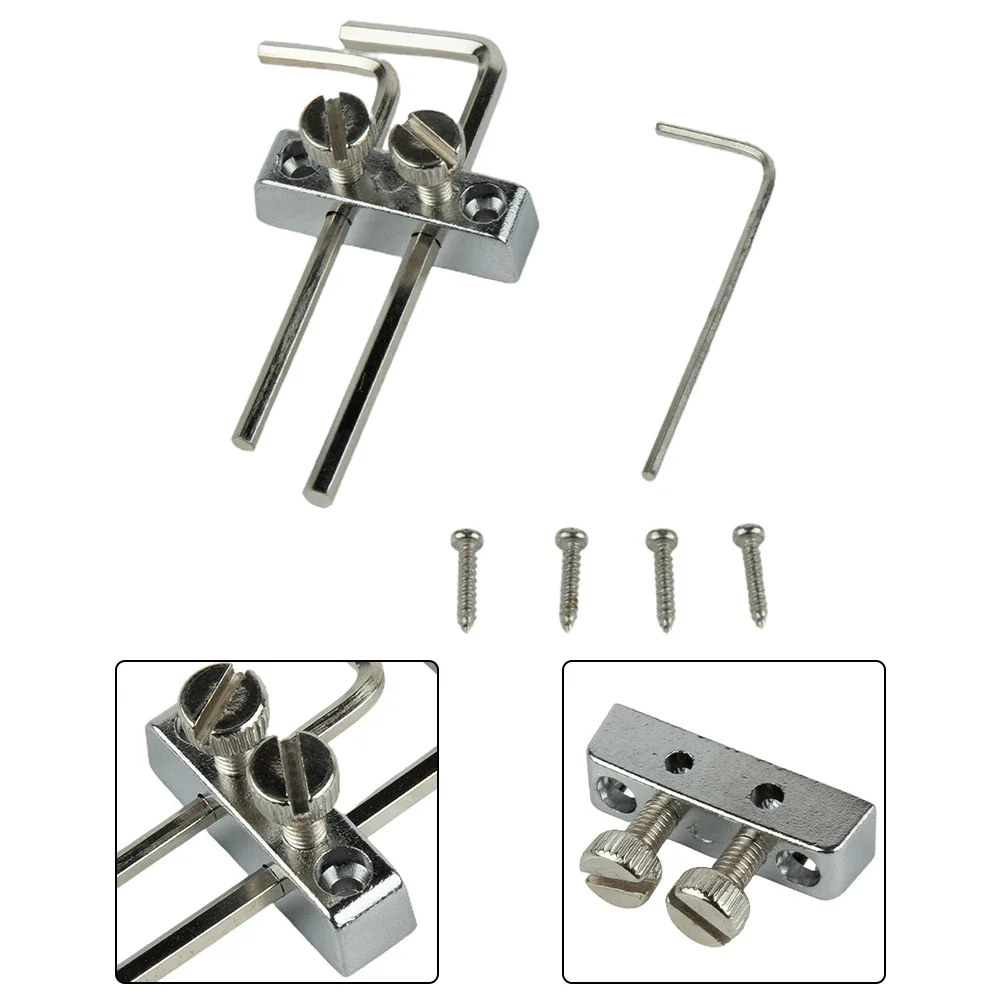 Guitar Parts Hex Wrench Holder Gold Guitar Tremolo Metal Silver With Screws With Wrenches 1 Set 2.5mm & 3mm Accessorys Brand New
Guitar Parts Hex Wrench Holder Gold Guitar Tremolo Metal Silver With Screws With Wrenches 1 Set 2.5mm & 3mm Accessorys Brand New