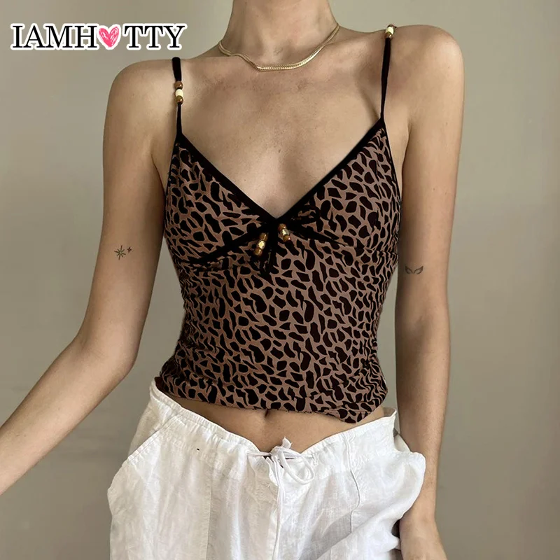 IAMHOTTY Vintage Zebra Print Beading Crop Top Women Y2K Contrast Color Milkmaid Camis Fairycore Grunge Corset Sexy Tank Tops New
IAMHOTTY Vintage Zebra Print Beading Crop Top Women Y2K Contrast Color Milkmaid Camis Fairycore Grunge Corset Sexy Tank Tops New