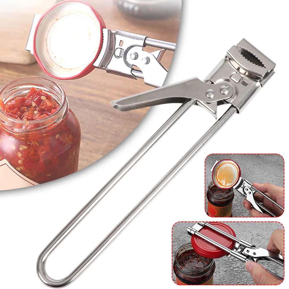 Multifunctional Jar Opener Stainless Steel Manual Can Bottle Lid Opener For Weak Hands Easy Grip Kitchen Accessorie Gadgets Tool
Multifunctional Jar Opener Stainless Steel Manual Can Bottle Lid Opener For Weak Hands Easy Grip Kitchen Accessorie Gadgets Tool