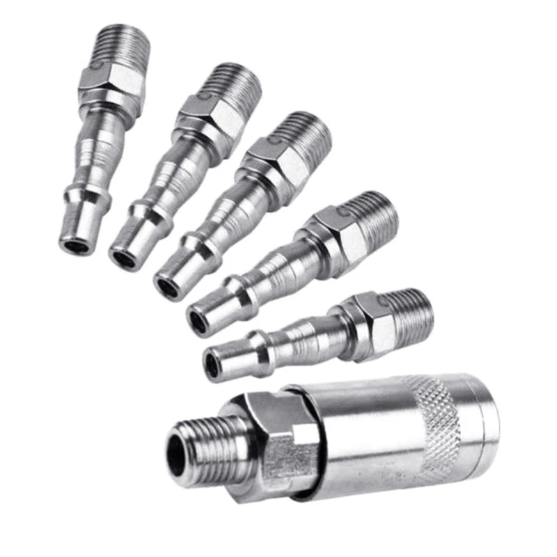 6Pcs 1/4" BSP Air Line Hose Fitting Air Coupler Connector Male Compressor Dropship
6Pcs 1/4" BSP Air Line Hose Fitting Air Coupler Connector Male Compressor Dropship