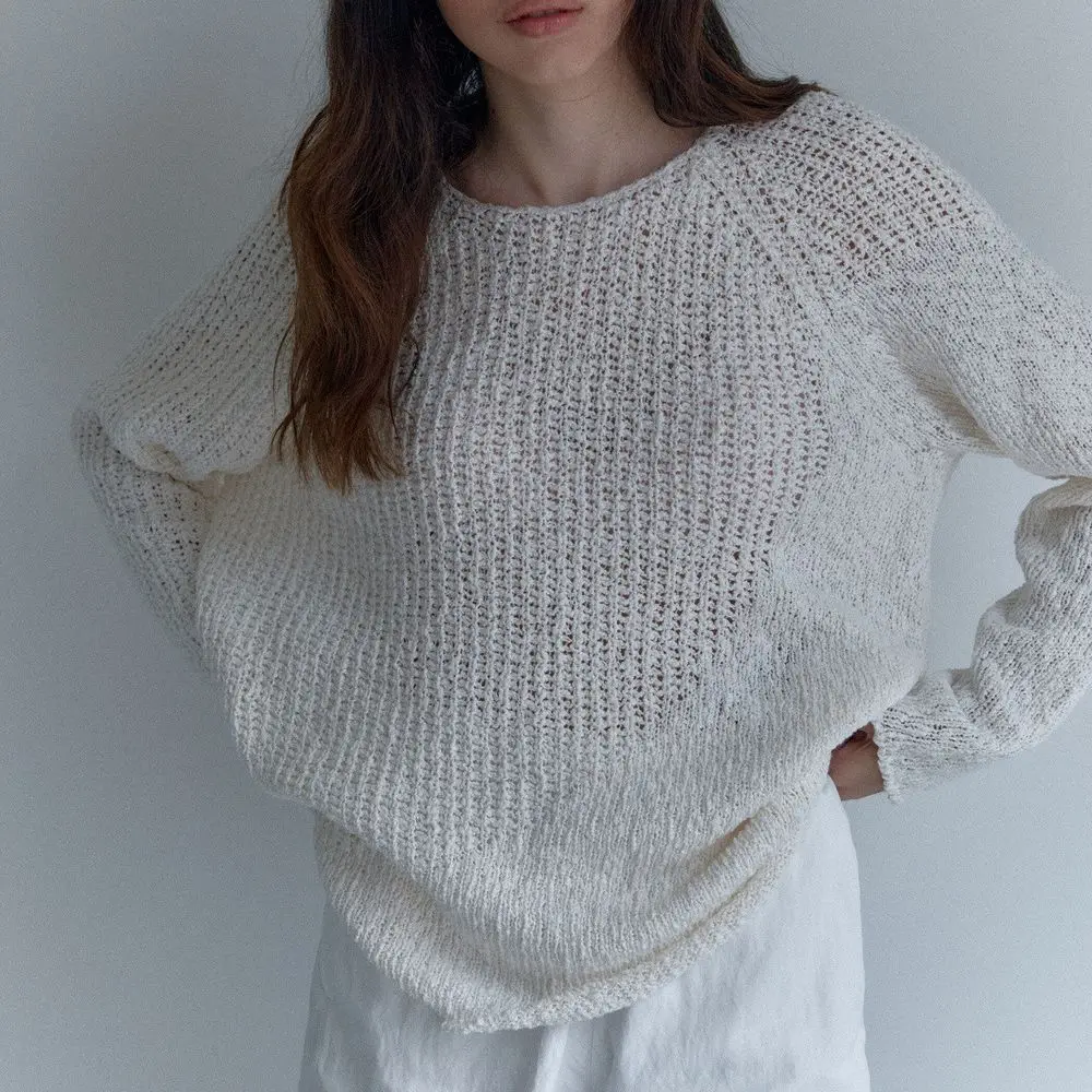 Korean Style Women O-neck Knitted Sweater Loose Fit Long Sleeve Trendy Knitwears Top 2023 Early Autumn
Korean Style Women O-neck Knitted Sweater Loose Fit Long Sleeve Trendy Knitwears Top 2023 Early Autumn
