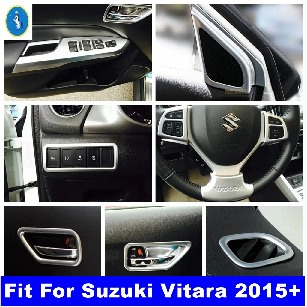 Accessories Steering Wheel Lift Button Handle Bowl Air AC Lights Control Panel Cover Trim For Suzuki Vitara Escudo 2015 - 2023
Accessories Steering Wheel Lift Button Handle Bowl Air AC Lights Control Panel Cover Trim For Suzuki Vitara Escudo 2015 - 2023