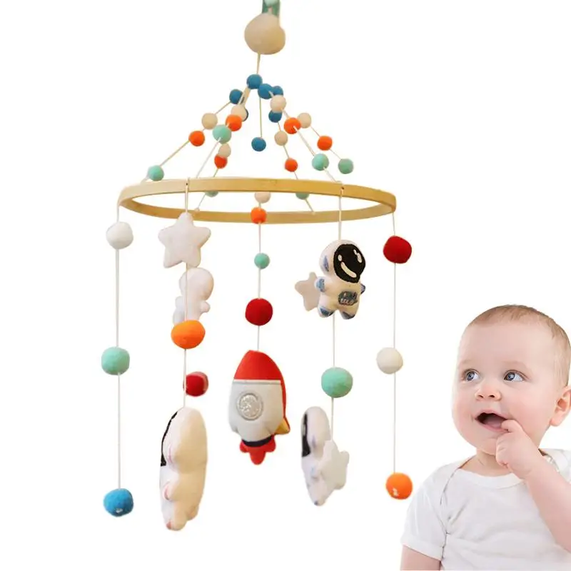 Baby Crib Mobile Colorful Fur Ball Crib Mobile Toy Infant Baby Montessori Soothing Toys Boys Girls Bedroom Cot Cabin Decorations
Baby Crib Mobile Colorful Fur Ball Crib Mobile Toy Infant Baby Montessori Soothing Toys Boys Girls Bedroom Cot Cabin Decorations