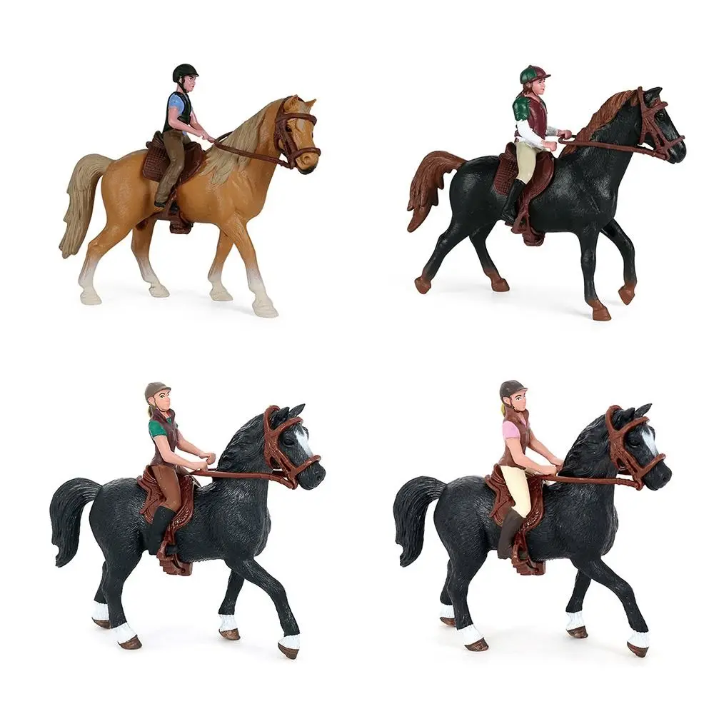 Plastic Artificial Rider Horse Figurine DIY Realistic Simulation Equestrian Figure Micro Landscape Farm Animal
Plastic Artificial Rider Horse Figurine DIY Realistic Simulation Equestrian Figure Micro Landscape Farm Animal