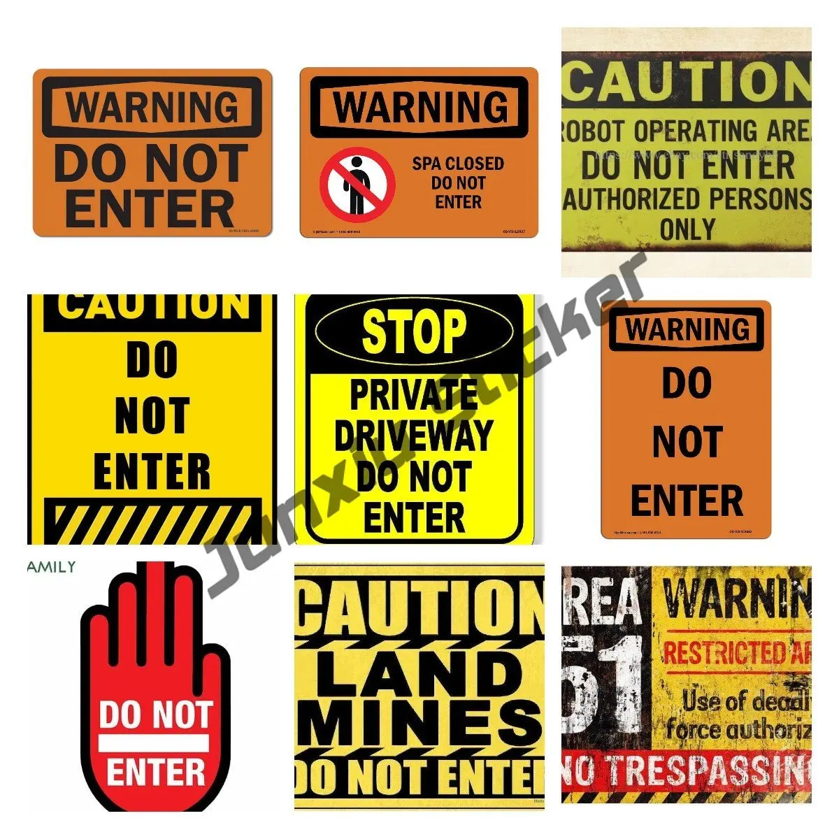 Danger Do Not Enter Die-Cut Hand Creative Safety Supply Sticker Waterproof Car Styling AccessoriesWindow Bumper Laptop Decal
Danger Do Not Enter Die-Cut Hand Creative Safety Supply Sticker Waterproof Car Styling AccessoriesWindow Bumper Laptop Decal