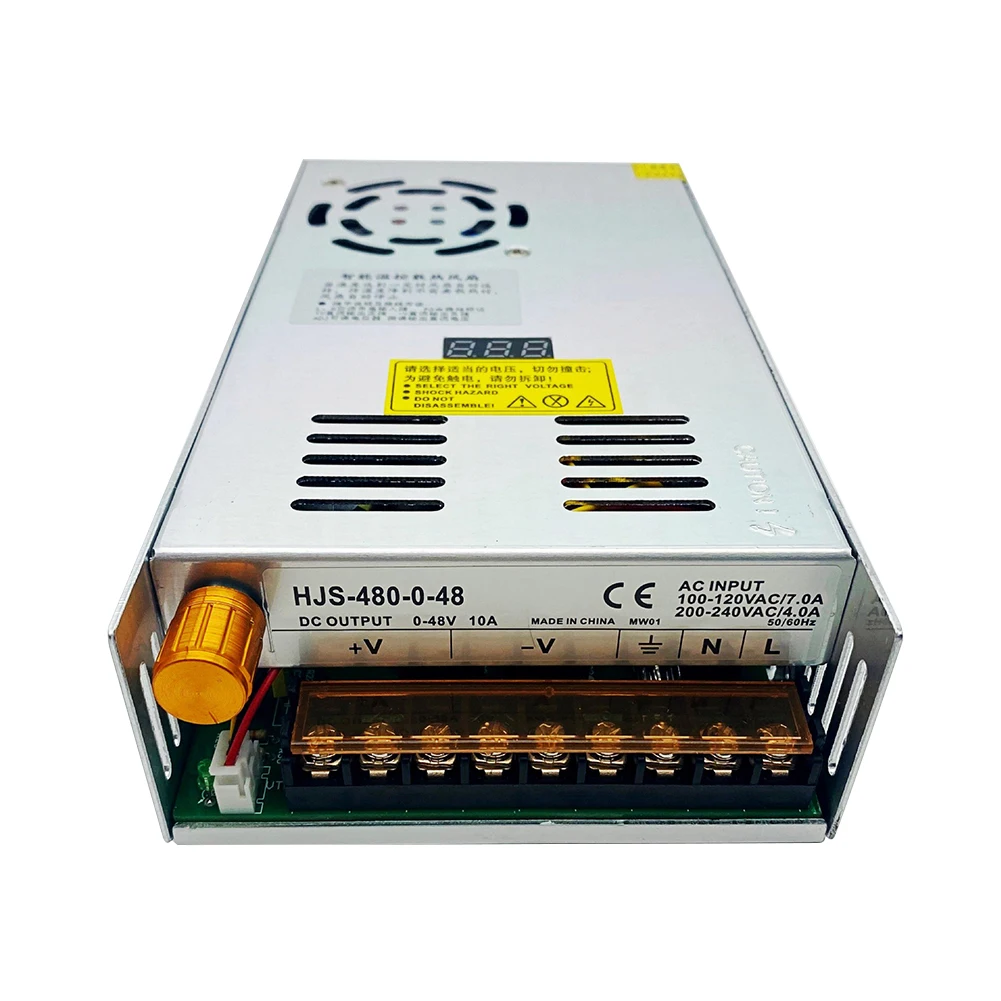1pc Switching Power Supply Digital Display Adjustable DC 0-48V 10A 480W Electrical Testing Equipment Switch Tools Accessories
1pc Switching Power Supply Digital Display Adjustable DC 0-48V 10A 480W Electrical Testing Equipment Switch Tools Accessories