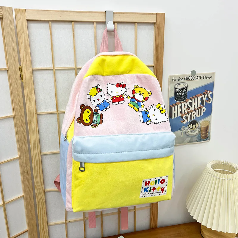 New Kawaii Sanrio Cartoon Animation Hello Kitty Homemade Campus Casual Versatile School Bag Commuting Backpack Gift
New Kawaii Sanrio Cartoon Animation Hello Kitty Homemade Campus Casual Versatile School Bag Commuting Backpack Gift