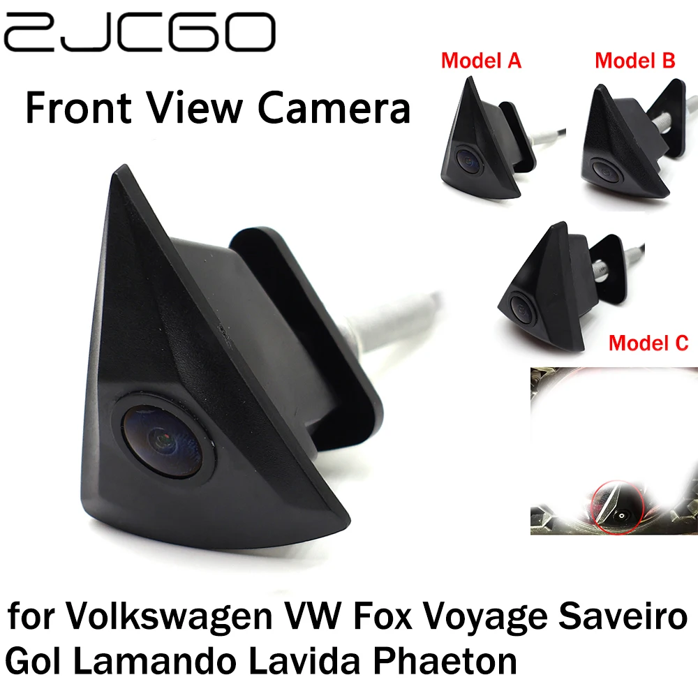 

ZJCGO Car Front View LOGO Parking Camera AHD 1080P Night Vision for Volkswagen VW Fox Voyage Saveiro Gol Lamando Lavida Phaeton