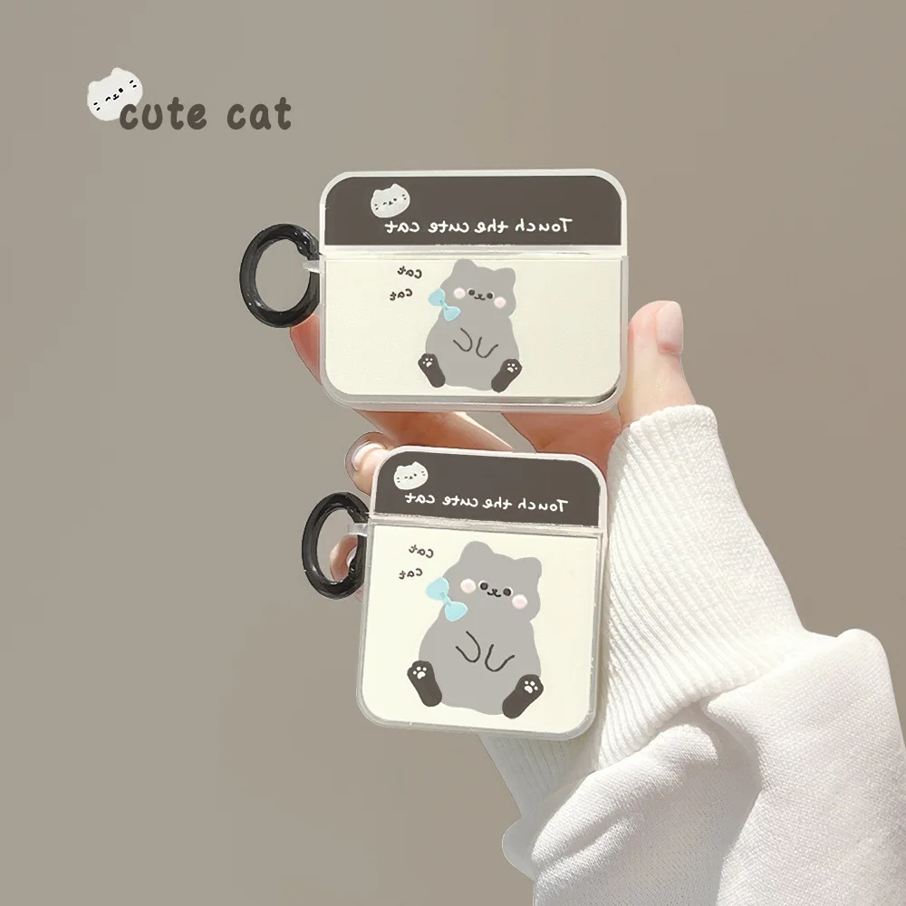 Animation mirror cat+pendant for Apple AirPods12pro Bluetooth Headphone Cover 3rd Generation Silicone Soft Cover Protective Case
Animation mirror cat+pendant for Apple AirPods12pro Bluetooth Headphone Cover 3rd Generation Silicone Soft Cover Protective Case
