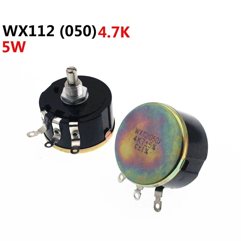 

WX112 WX050 Single Turn Wirewound Potentiometer 4.7K 4K7 5W