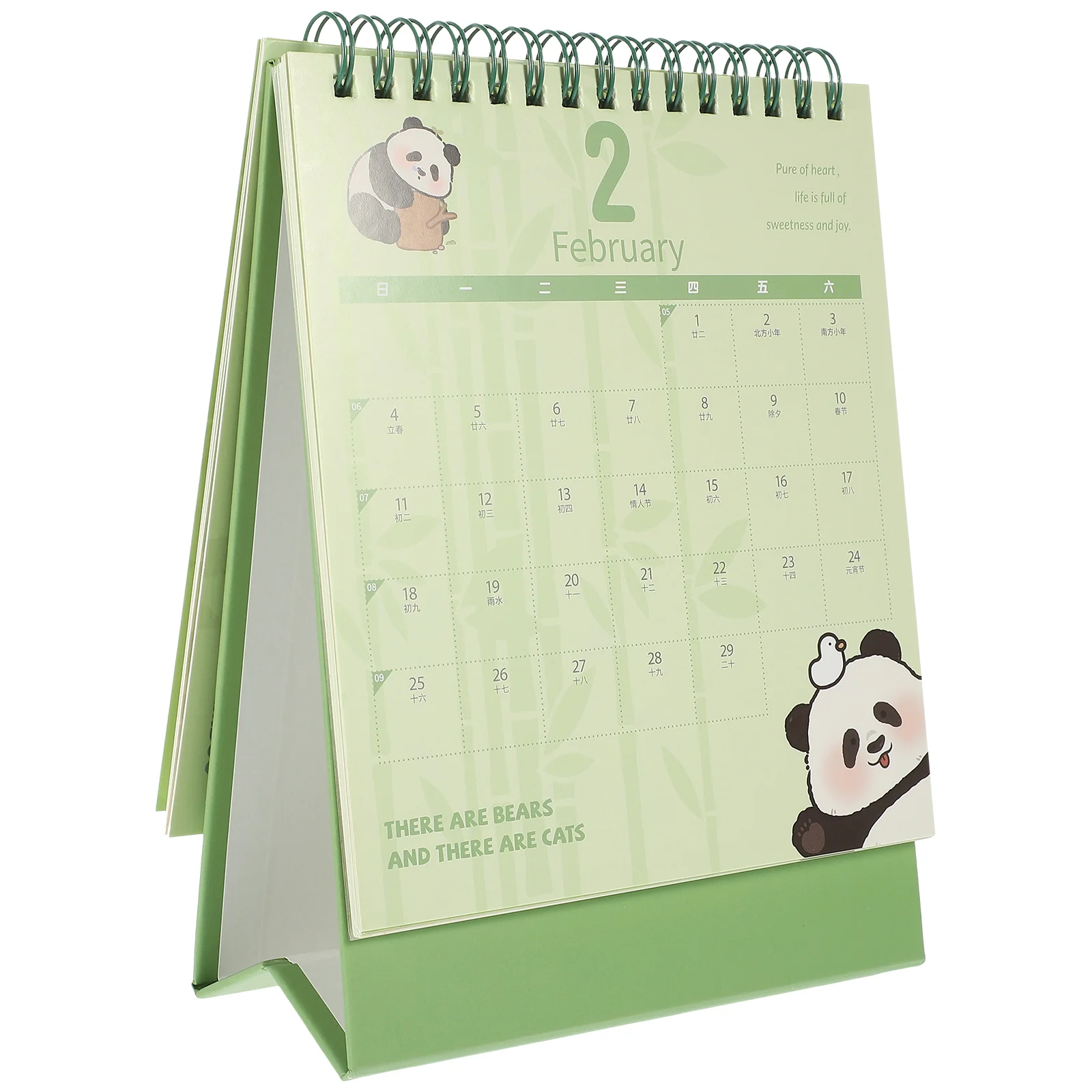 Household Desk Calendar Panda Pattern Desk Calendar Delicate Standing Desk Calendar
Household Desk Calendar Panda Pattern Desk Calendar Delicate Standing Desk Calendar