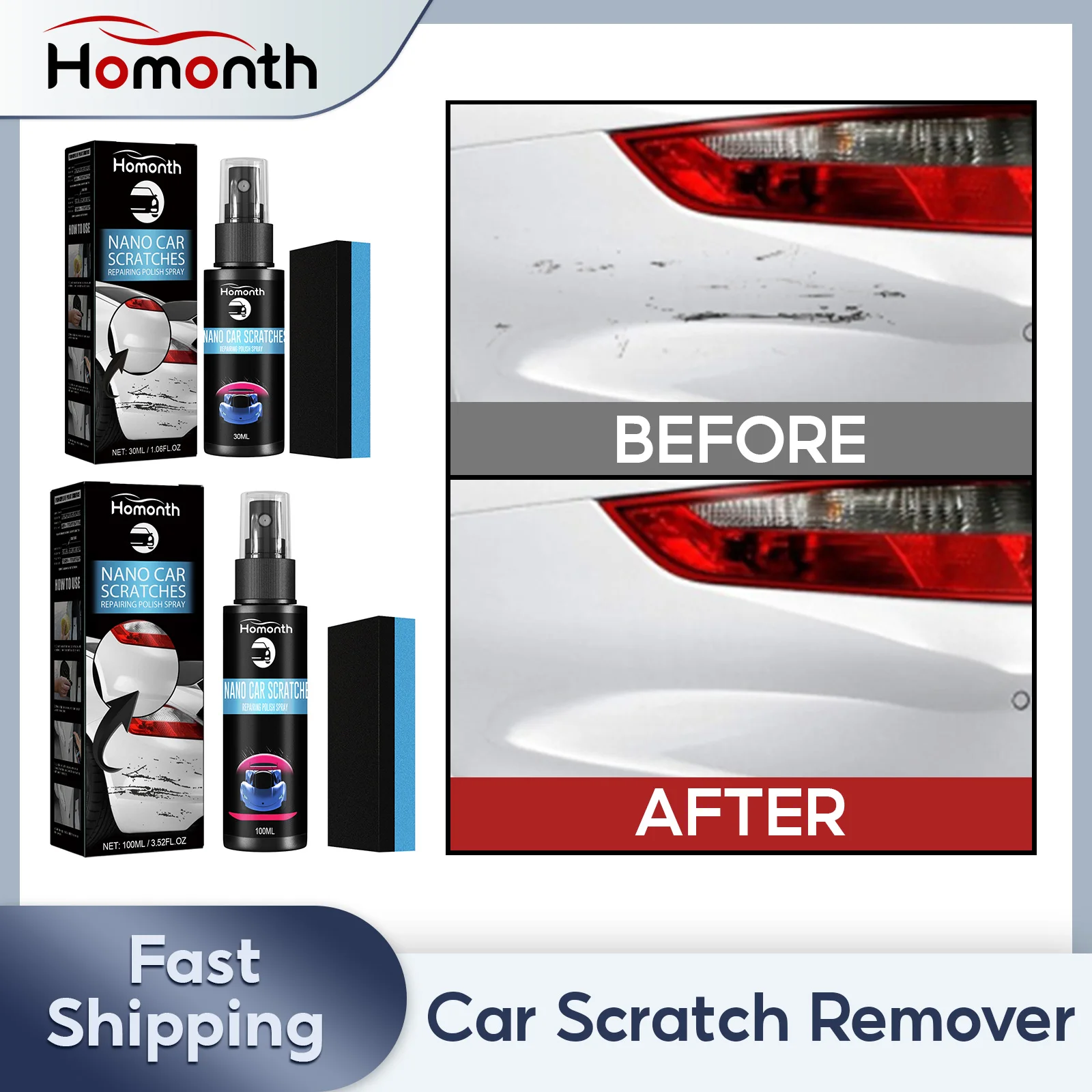 

Car Scratch Remover Swirl Scratches Repair Panti Polishing Metal Surface Dirt Rust Cleaner Auto Body Compound Anti Scratch Wax