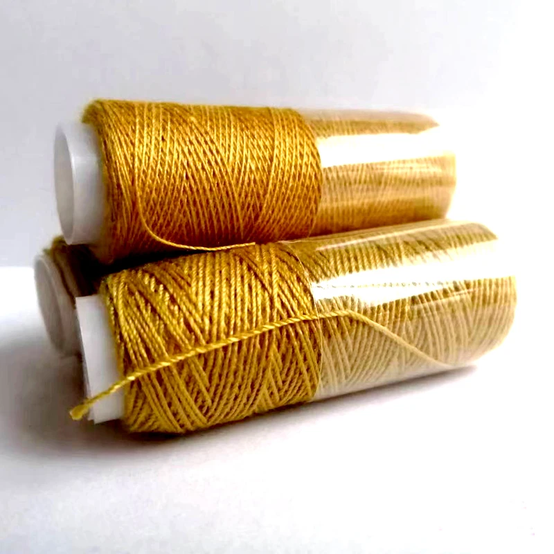 50 yards 203 three-ply thick thread sewing thread hand stitching denim quilt with line cord bags/ Sewing threads
50 yards 203 three-ply thick thread sewing thread hand stitching denim quilt with line cord bags/ Sewing threads