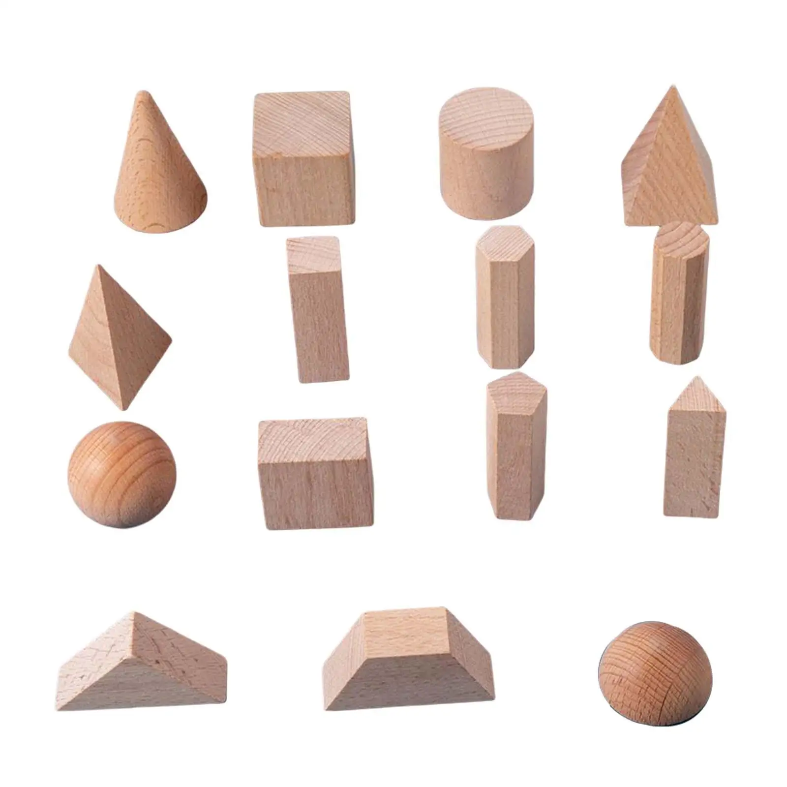 15x Wooden Geometric Solid Blocks Shape Sorter Learning Education Math Toys Stacking Toy for Kids Toddler Babies Ages 2+
15x Wooden Geometric Solid Blocks Shape Sorter Learning Education Math Toys Stacking Toy for Kids Toddler Babies Ages 2+