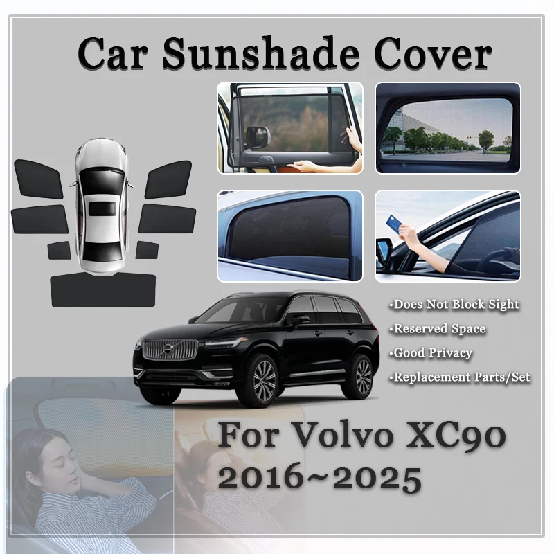 Car Sunshade Pads For Volvo XC90 MK2 2016~2025 Anti-UV Magnetic Sun Visor Window Shade Windshield Curtain Cover Auto Accessories
Car Sunshade Pads For Volvo XC90 MK2 2016~2025 Anti-UV Magnetic Sun Visor Window Shade Windshield Curtain Cover Auto Accessories
