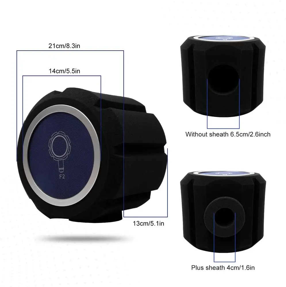 Punctualgood Home Live Studio Microphone Screen Acoustic Sponge Soundproof Foam Cover Wind Isolation Shield Protection Recording
Punctualgood Home Live Studio Microphone Screen Acoustic Sponge Soundproof Foam Cover Wind Isolation Shield Protection Recording