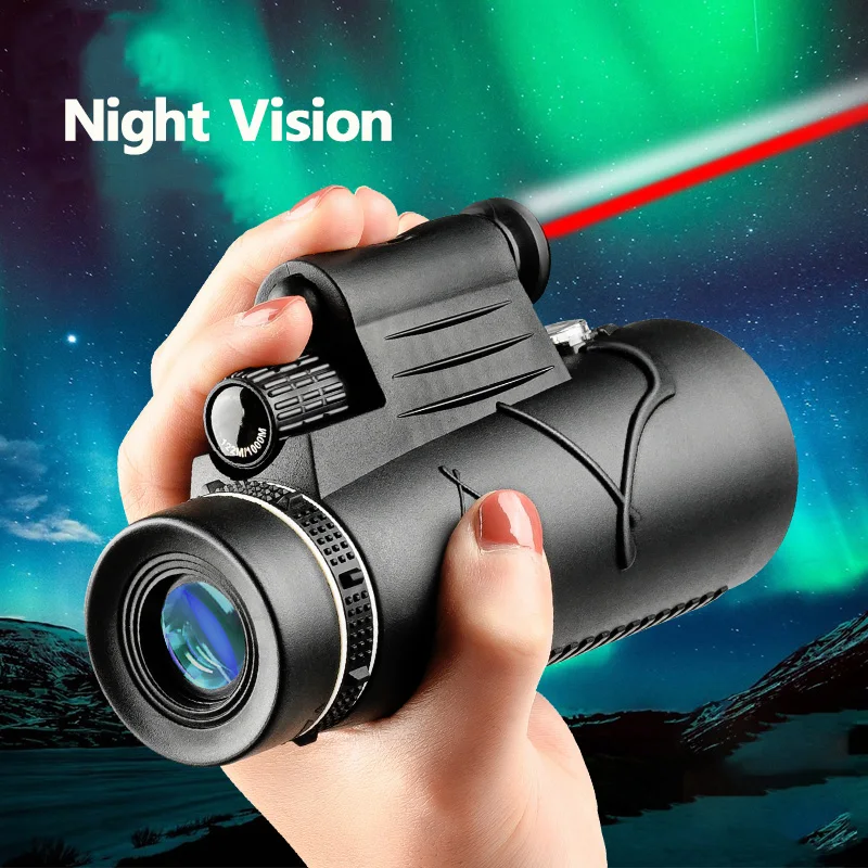 

50X60 Military Powerful Binoculars Long Range Prismatic Zoom HD BAK4 Portable Professional Telescope Monocular for Hunting