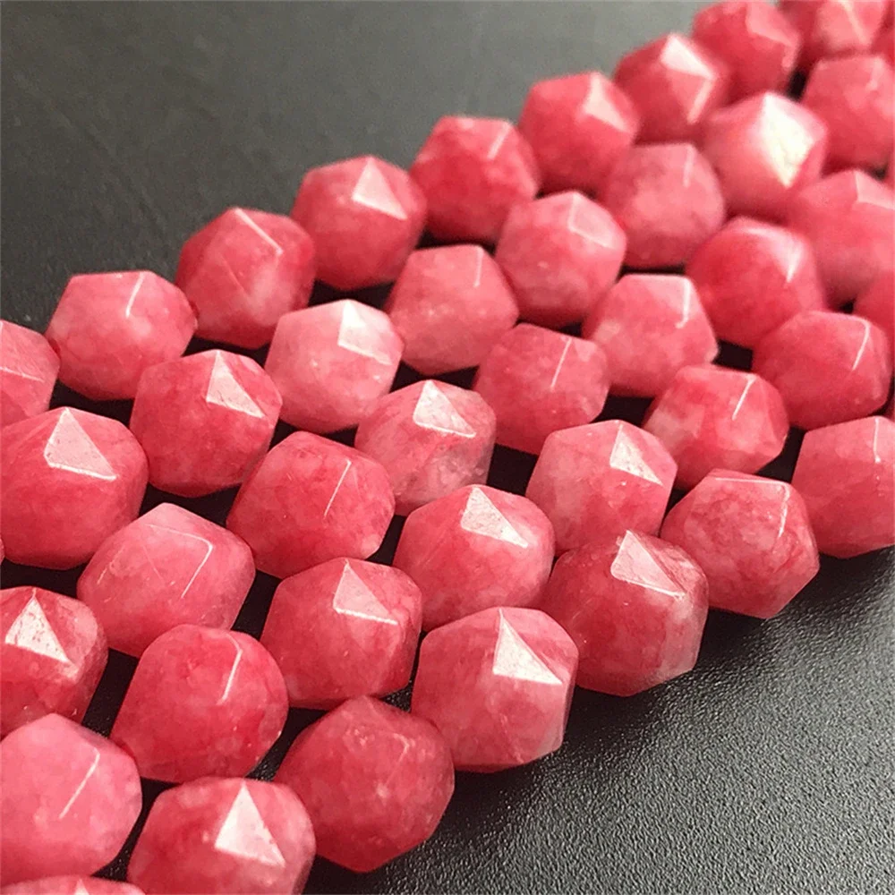 

Natural Stone 6 8 10mm Engraved Red Patterned Jades Beads for Fine Jewelry Making DIY Necklace Bracelet Raw Material Material