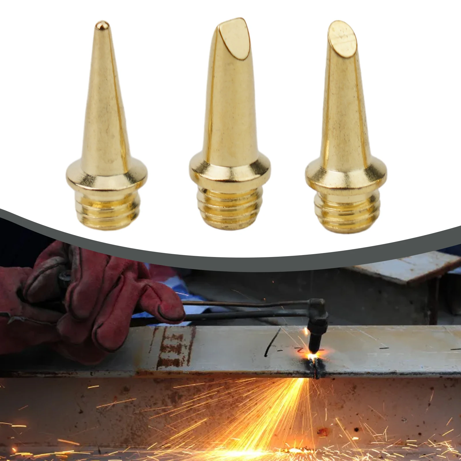 3PCS Soldering Iron Tip Golden For HS-1115K Soldering Iron Cordless 26ml Welding Kit Torch Welding Occasions DIY Accessories
3PCS Soldering Iron Tip Golden For HS-1115K Soldering Iron Cordless 26ml Welding Kit Torch Welding Occasions DIY Accessories