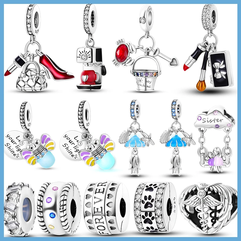 925 Sterling Silver Ocean Fish Beads & Animal Charm Cosmetic Pendant Fit Original 925 Pandora Bracelet accessories for women
925 Sterling Silver Ocean Fish Beads & Animal Charm Cosmetic Pendant Fit Original 925 Pandora Bracelet accessories for women