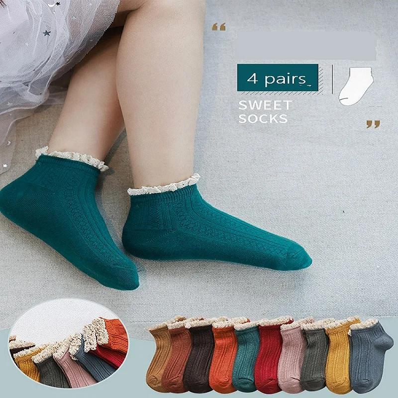8pcs=4pairs Cotton Breathable Women Socks Harajuku Retro Streetwear Solid Black Socks Women Japanese Kawaii Frily Ruffle Socks
8pcs=4pairs Cotton Breathable Women Socks Harajuku Retro Streetwear Solid Black Socks Women Japanese Kawaii Frily Ruffle Socks
